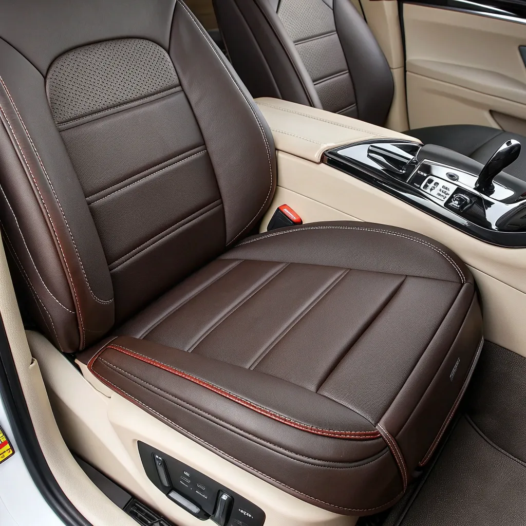 Premium leather seat cover for cars
