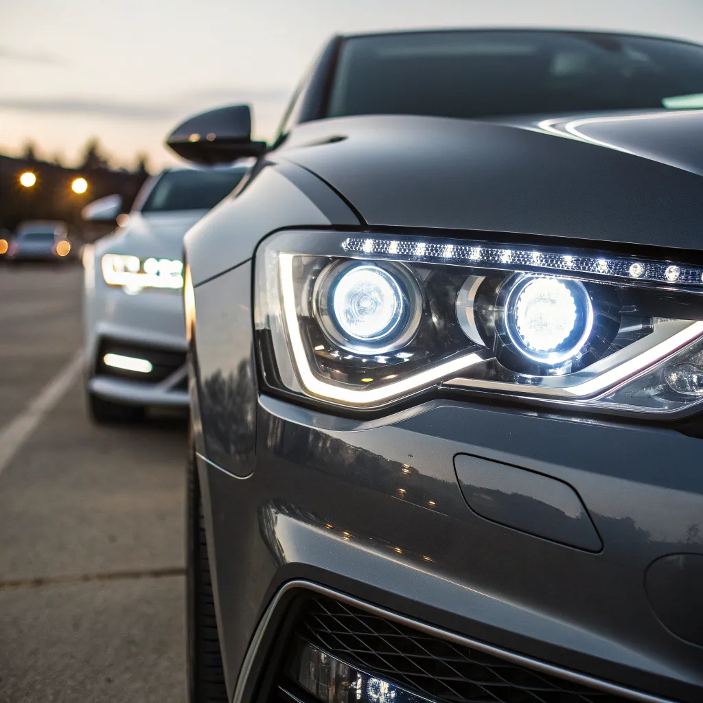 High-performance LED headlights for cars