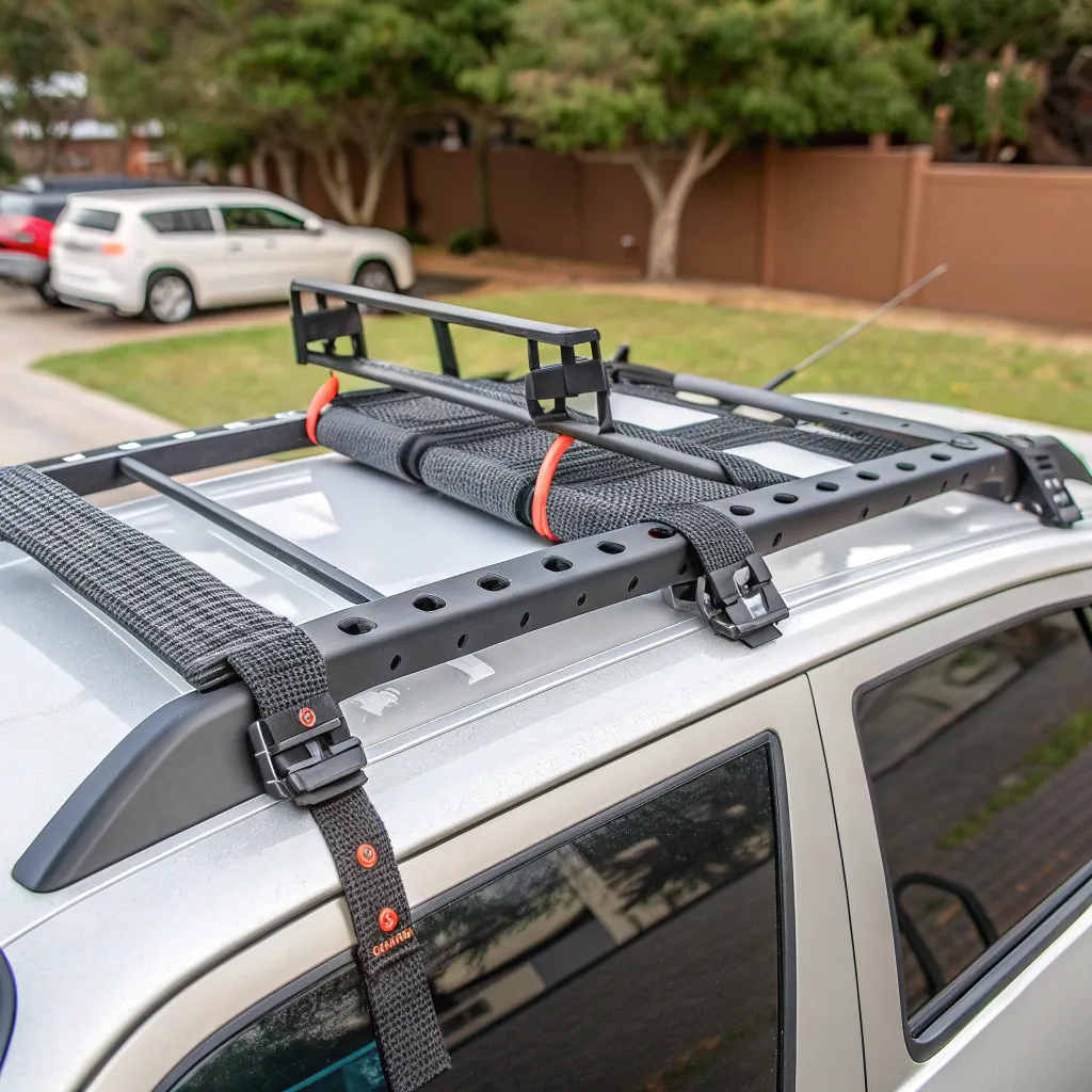 Durable and adjustable roof rack for vehicles